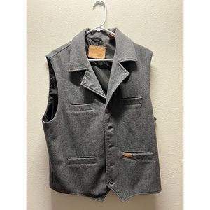 Powder River Wool Vest Heather Grey